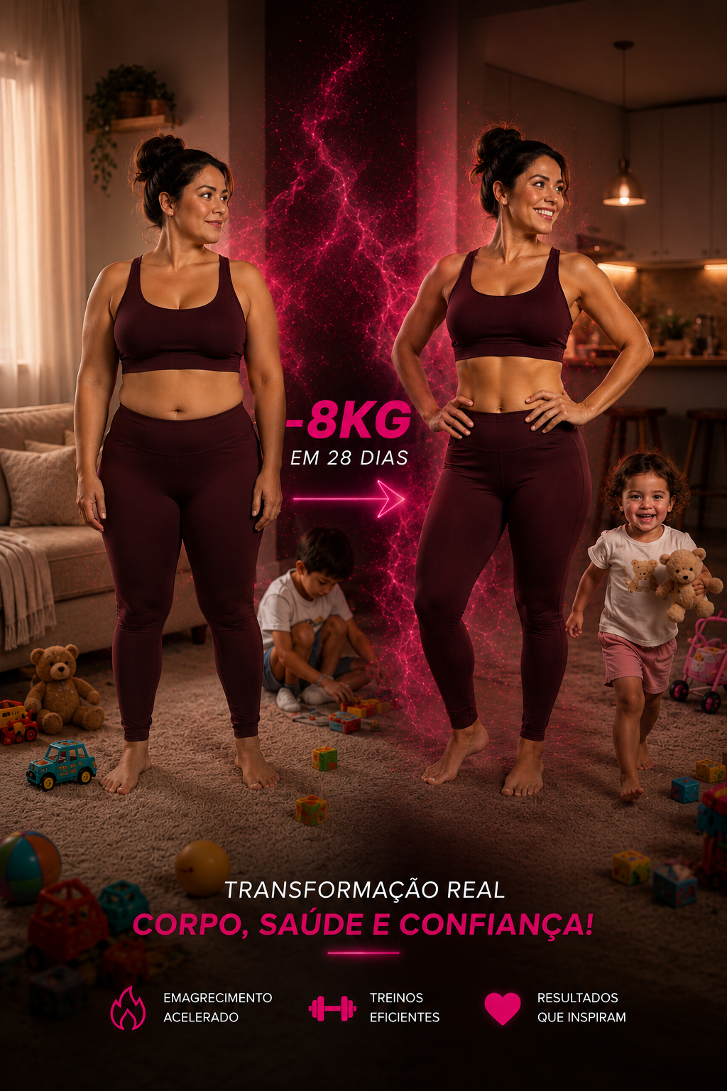 Transformação Seca CrossBellas - antes e depois